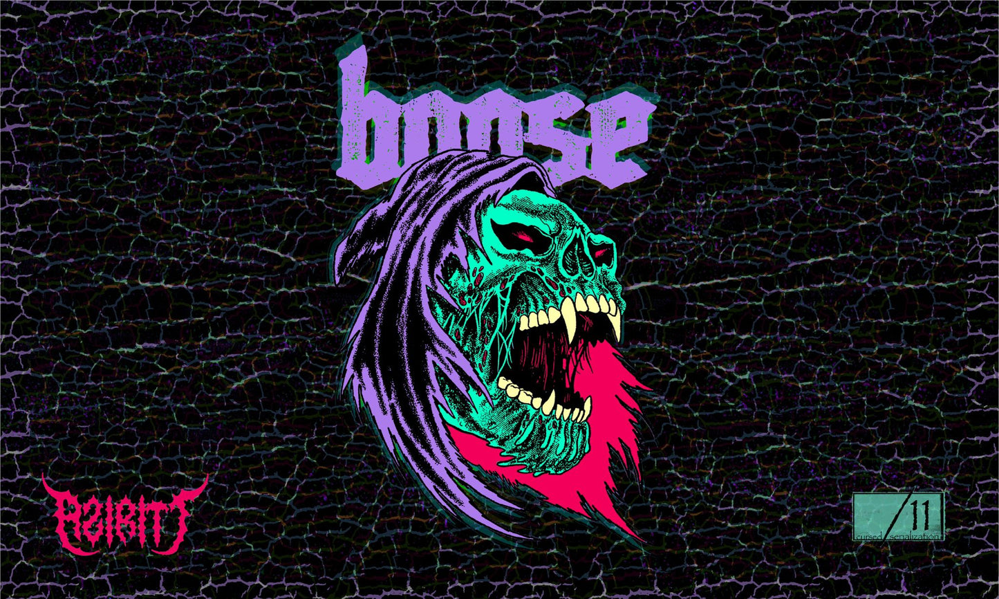 Boose x Aziritt - Doomed Wizard ////// Limited Bøøse Playmat