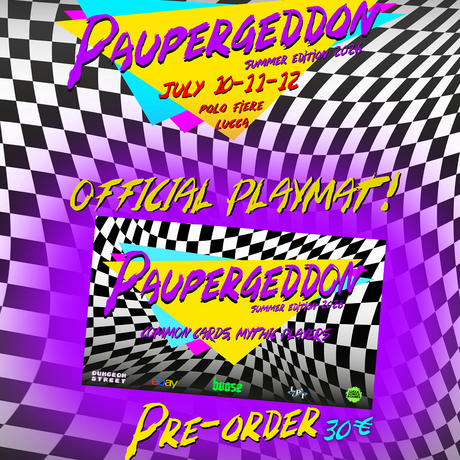 PauperGeddøn Summer Edition 2026 /// Bøøse official playmat /// PRE-ORDER