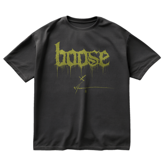 Bøøse x Dømenicø Cava /// Green Førest Skull /// T-Shirt