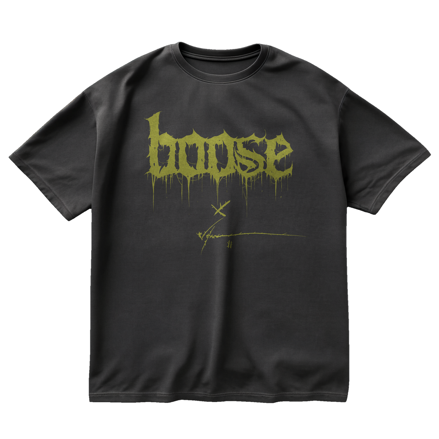 Bøøse x Dømenicø Cava /// Green Førest Skull /// T-Shirt