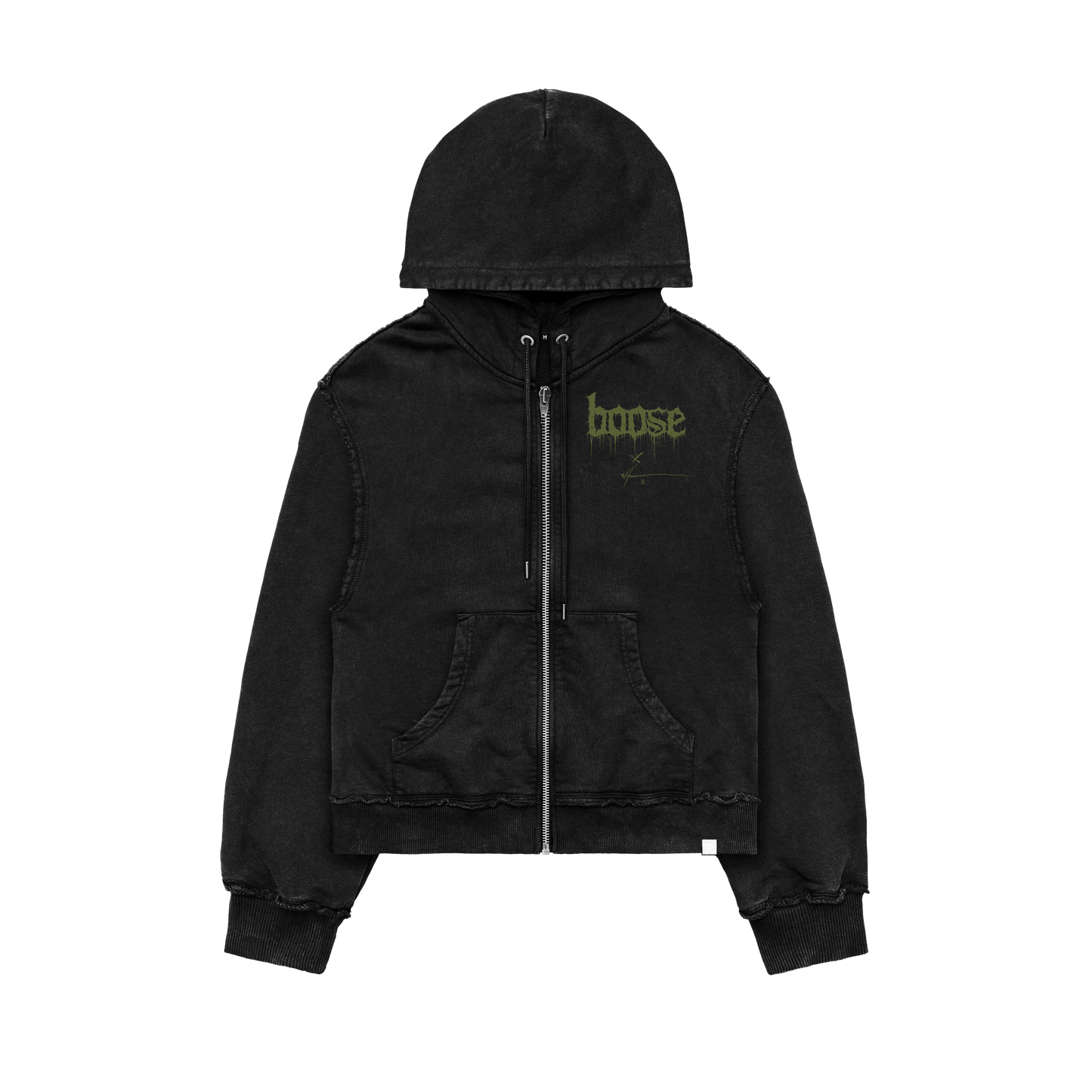 Bøøse x Dømenicø Cava /// Green Førest Skull /// Høødie