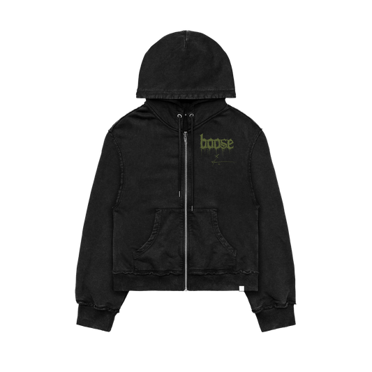 Bøøse x Dømenicø Cava /// Green Førest Skull /// Høødie