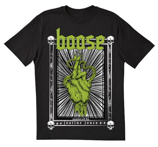 Bøøse x Justine Jønes /// Hand Øf Cvlt /// Gølgari Green T-Shirt