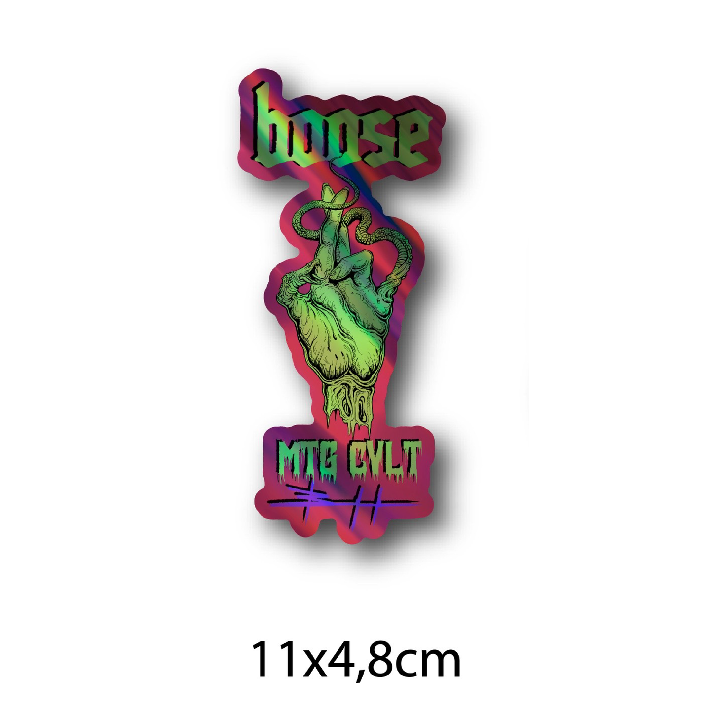 Bøøse Hølø Føil Stickers ////// HAND