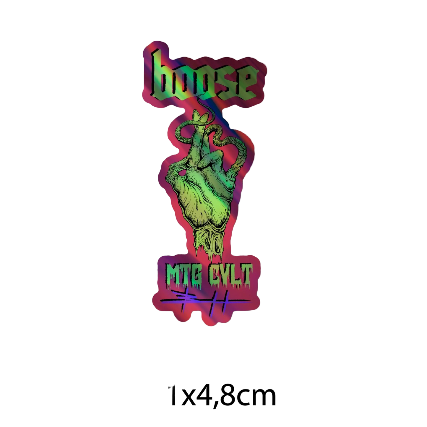 Bøøse Hølø Føil Stickers ////// HAND