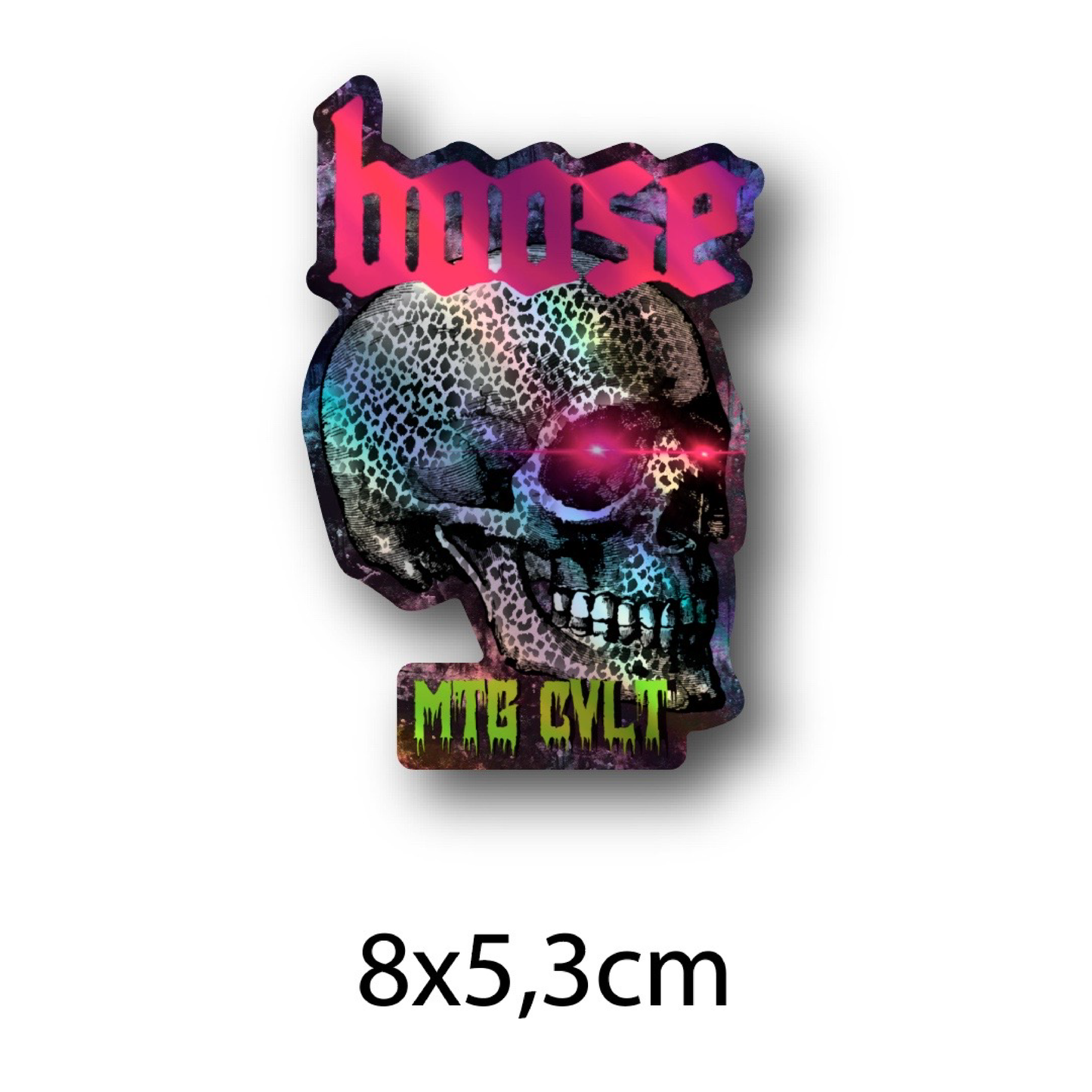 Bøøse Hølø Føil Stickers ////// SKULL