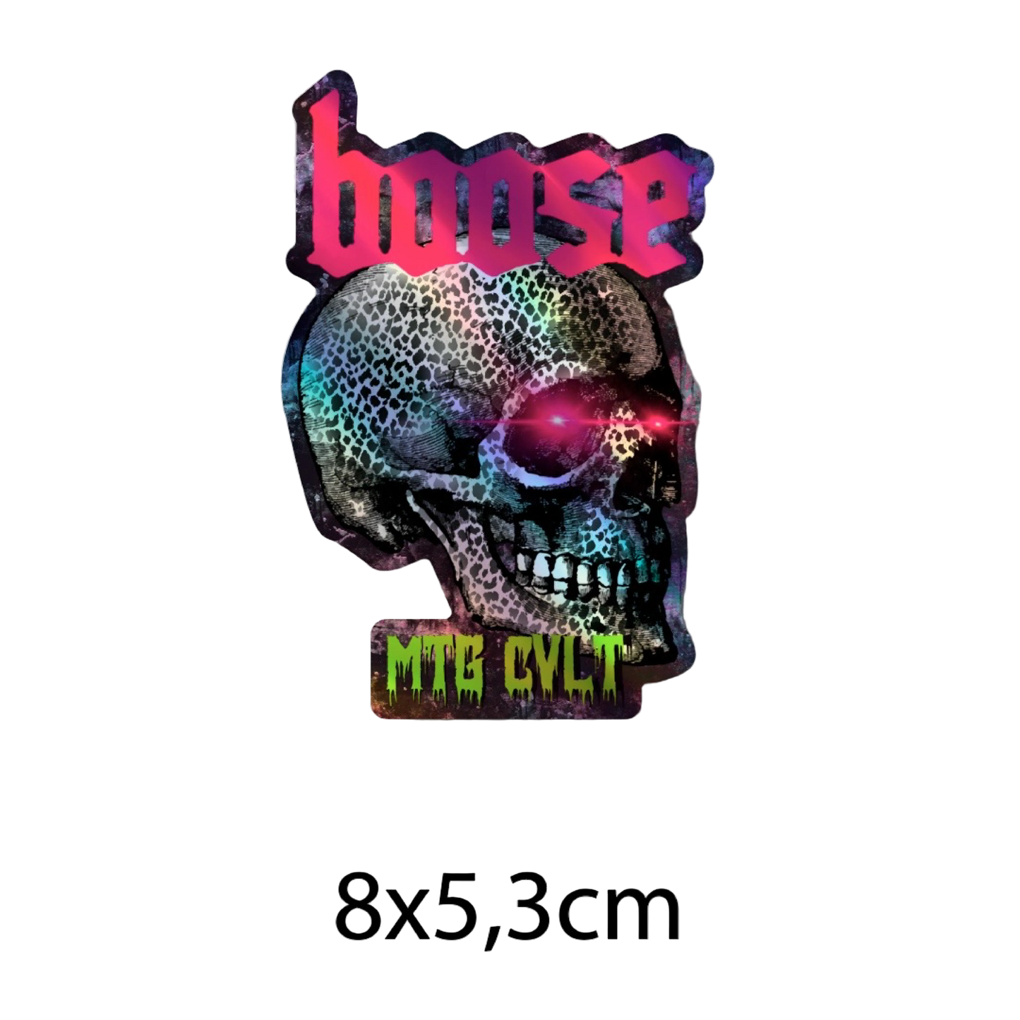 Bøøse Hølø Føil Stickers ////// SKULL