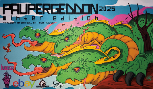 Paupergeddon 2025 Winter ED by Checcooldboy ////// Limited Edition Playmat