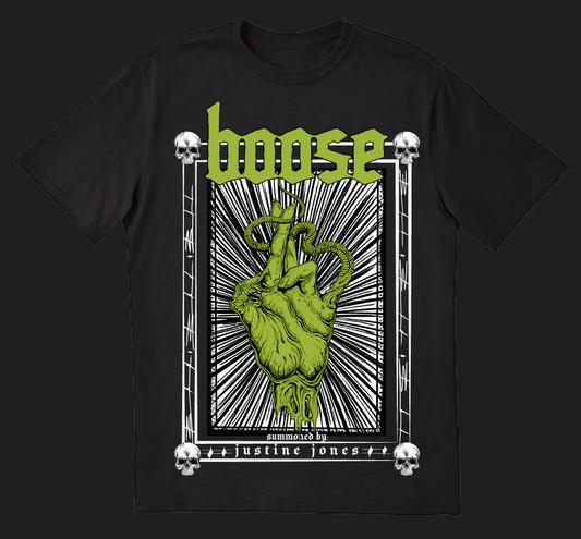 Bøøse x Justine Jønes /// Hand Øf Cvlt /// Gølgari Green T-Shirt