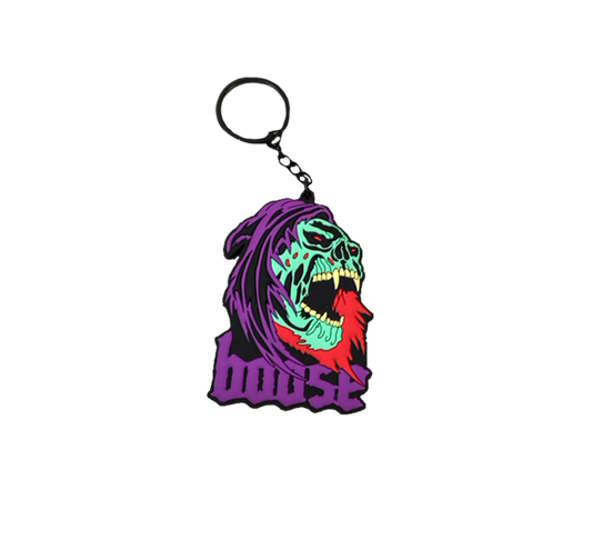 Døømed Wizard by Aziritt /// Rubber Keychain Bøøse