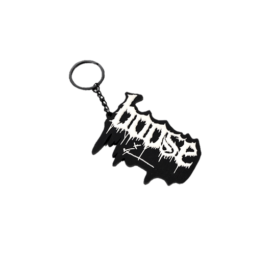 Bøøse Løgø by Domenico Cava /// Rubber Keychain Bøøse