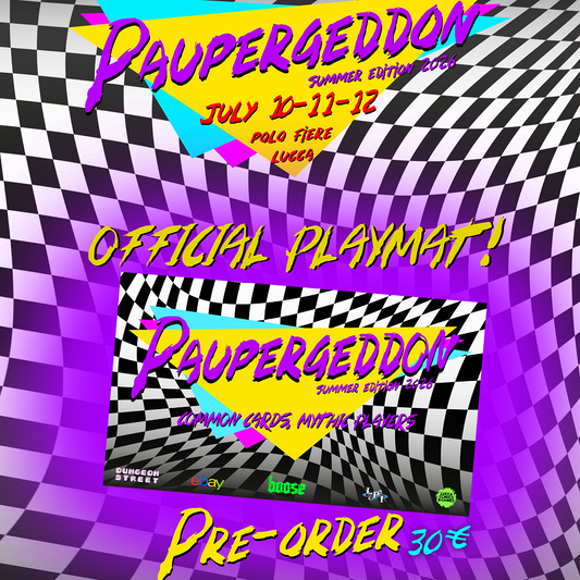 PauperGeddøn Summer Edition 2026 /// Bøøse official playmat /// PRE-ORDER