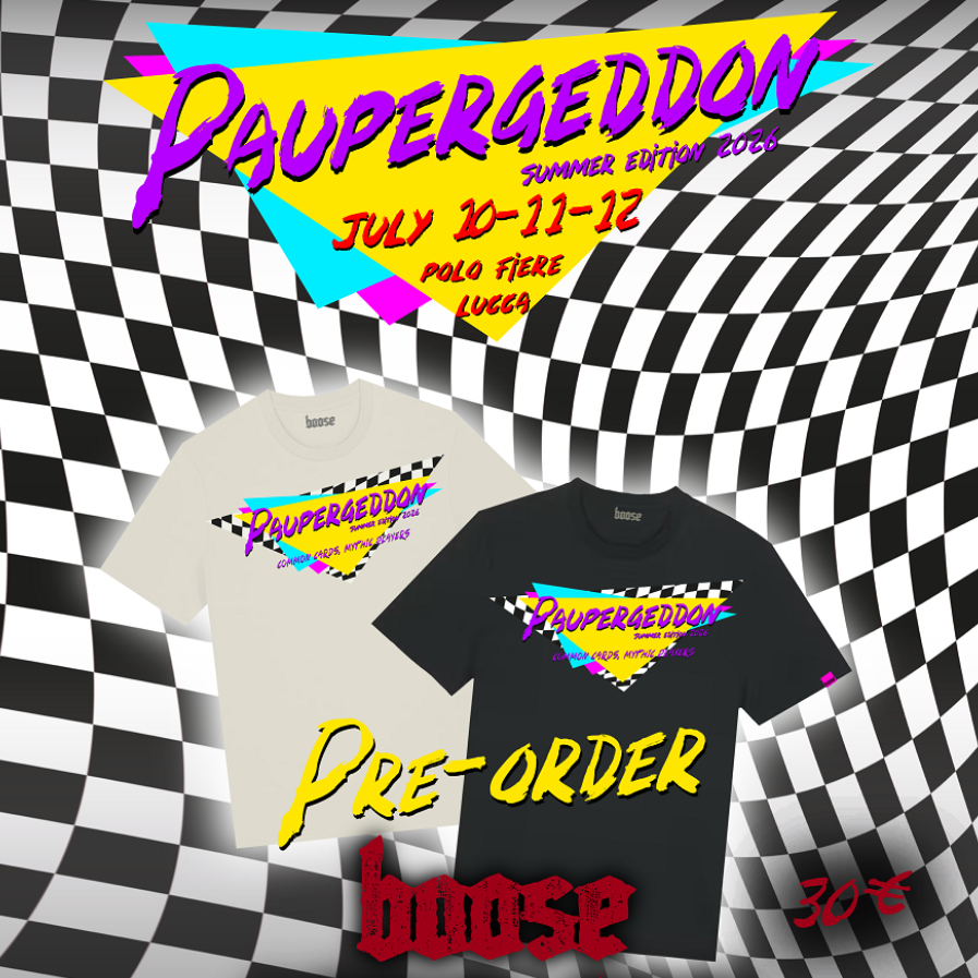 Bøøse x Paupergeddøn Summer Edition 2026 /// T-Shirt /// PRE-ORDER