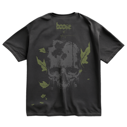 Bøøse x Dømenicø Cava /// Green Førest Skull /// T-Shirt