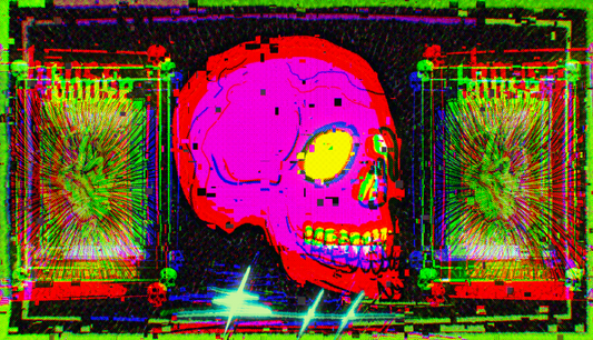Ghøstly Flicker ////// Playmat